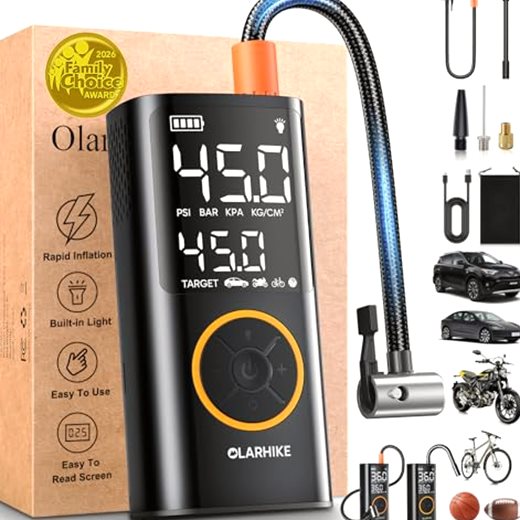OlarHike 4000mAh & 6000mAh Daily & Road Trip Tire Inflator Bundle