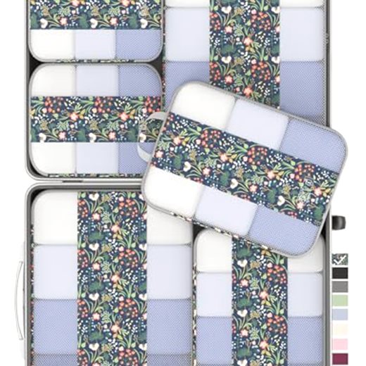 OlarHike 6 Set Compression Packing Cubes for Travel Essentials