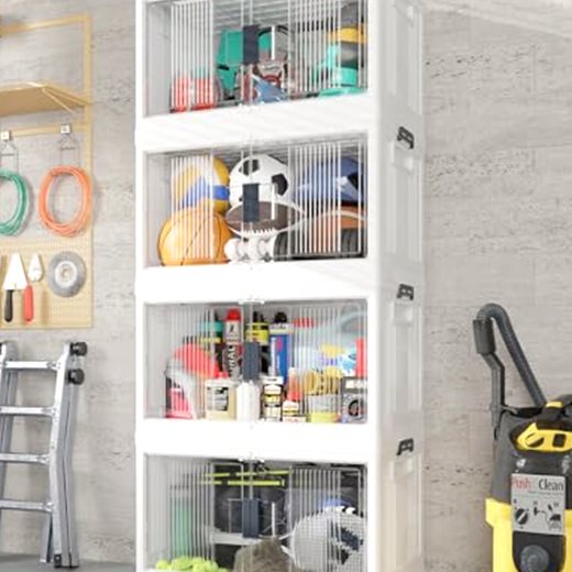 OlarHike 97QT Lockable Stackable Storage Bins with Lids