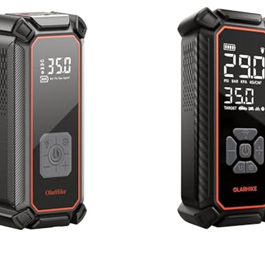OlarHike Cordless Tire Inflator 2-Pack Bundle (Gray)