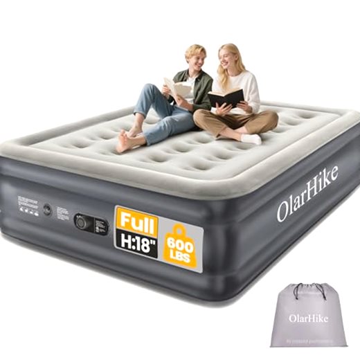 OlarHike Full Air Mattress with Built-in Pump