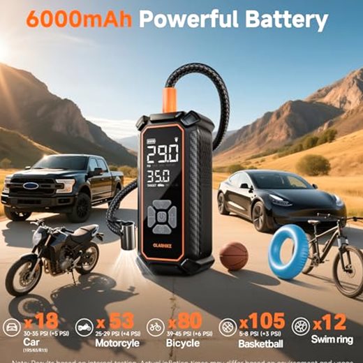 OlarHike Tire Inflator Portable Air Compressor